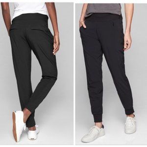 Athleta Lined Soho Jogger black 6
